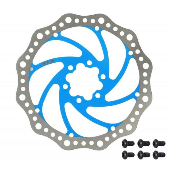 Disc frana Force 180mm 6 suruburi albastru