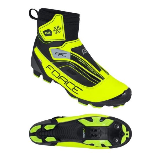 Pantofi iarna Force Ice MTB fluo