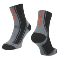 Sosete Force Freeze negru/rosu 