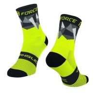 Sosete Force Triangle fluo/negru 