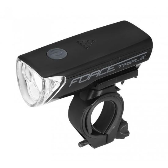 Far fata Force Triple 3 Led negru