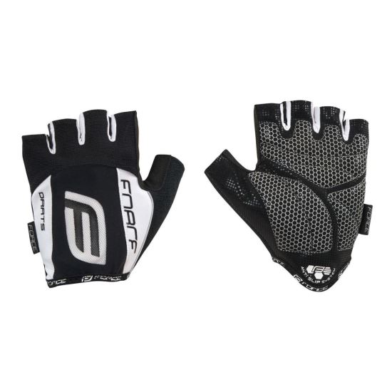 Manusi Force Darts17 gel fara banda velcro negru/alb 