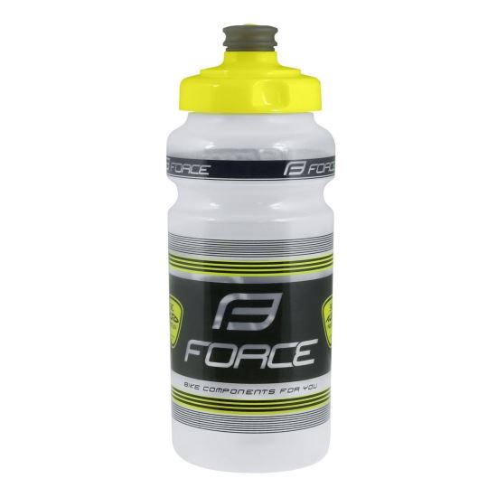 Bidon Force-SKC Tufo 0.5l transparent/negru-galben