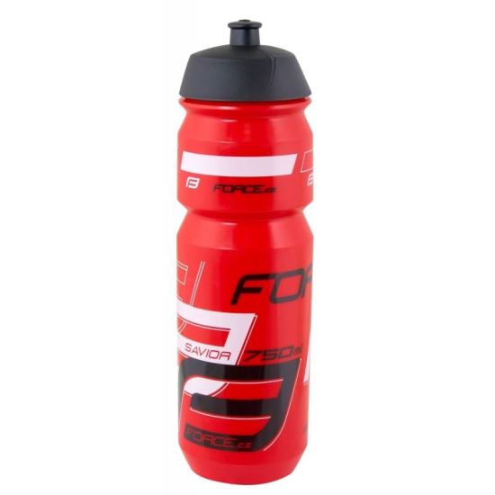 Bidon apa Force Savior 0.75l rosu/negru/alb