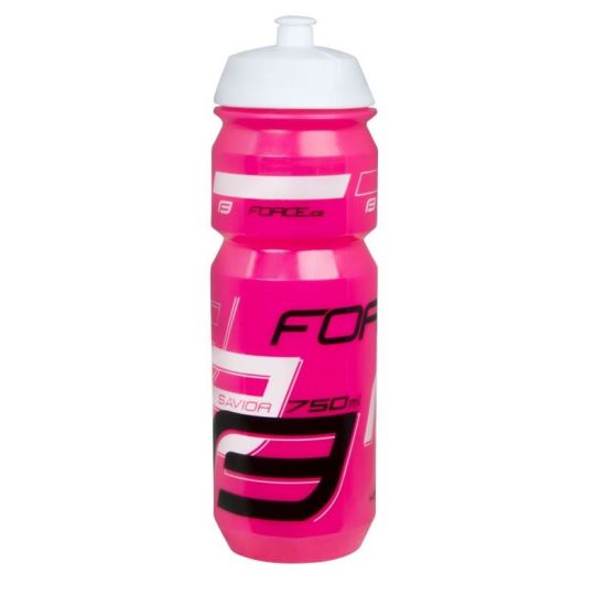 Bidon apa Force Savior 0.75l roz/alb/negru