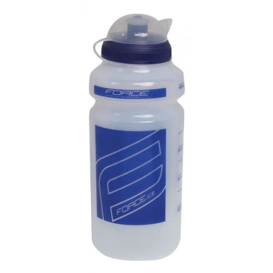 Bidon Force F 0.5l transparent/albastru