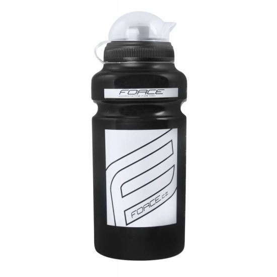 Bidon Force F 0.5l negru/alb
