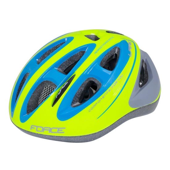 Casca Force Lark pentru copii fluo/albastru M