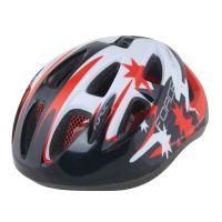 Casca Force Lark pentru copii negru/rosu/alb 
