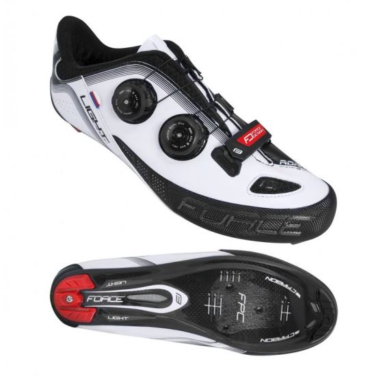 Pantofi Force Road Light Carbon alb/negru