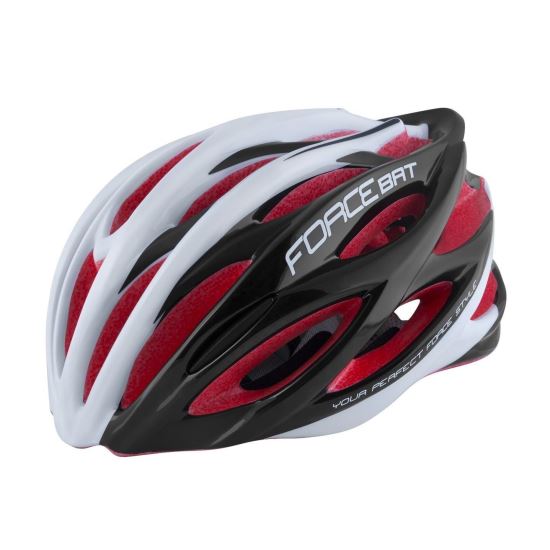 Casca Force Bat negru/alb/rosu S-M