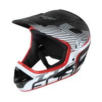Casca Force Tiger downhill negru/rosu/alb 