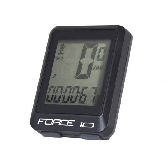 Ciclocomputer Force 10F cu fir negru