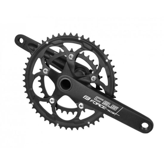 Angrenaj Force Road C9.5 AL 50/34T 175mm negru mat