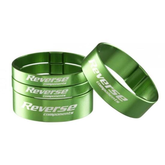 Set distantiere Reverse 1.1/8 aluminiu verzi