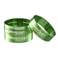 Set distantiere Reverse 1.1/8 aluminiu rosii