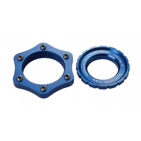 Adaptor centerlock Reverse albastru