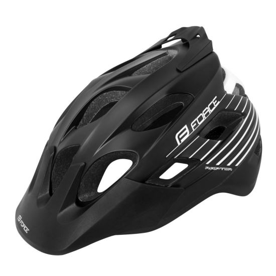 Casca Force Raptor MTB negru/alb 