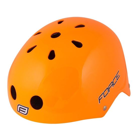 Casca Force BMX portocaliu lucios S-M