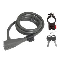 Lacat Force spiralat silicon 120 cm/10 mm gri