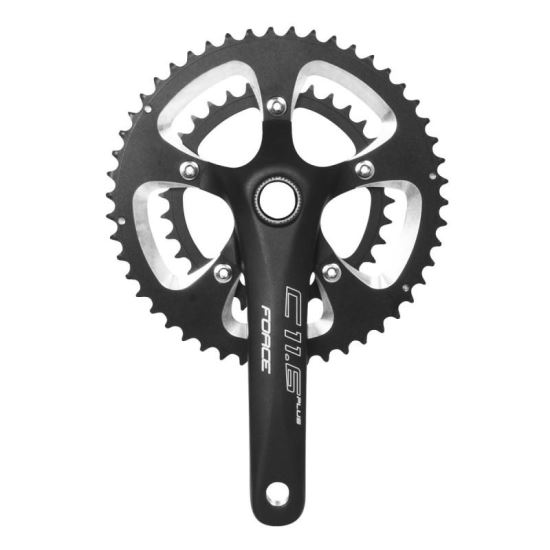 Angrenaj Force Road C11.6+AL 50/34T 175 mm negru mat
