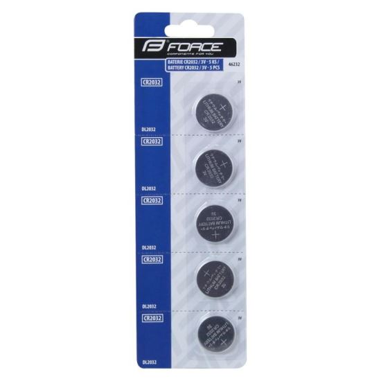 Baterii Force CR2032 3V 5 bucati