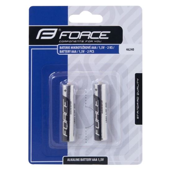 Baterii Force alcaline AAA / 1.5V 2 bucati