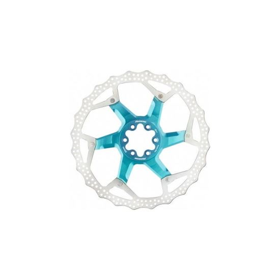 Disc frana Reverse Discrotor 203mm aluminiu/otel albastru deschis