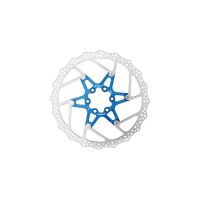 Disc frana Reverse Discrotor 180mm aluminiu/otel albastru inchis