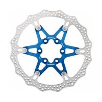 Disc frana Reverse Discrotor 160mm aluminiu/otel albastru inchis