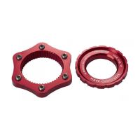 Adaptor centerlock Reverse rosu