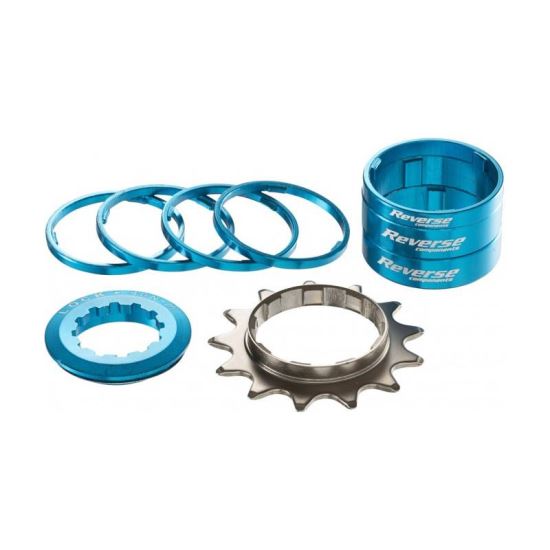 Kit single speed Reverse 13T albastru deschis