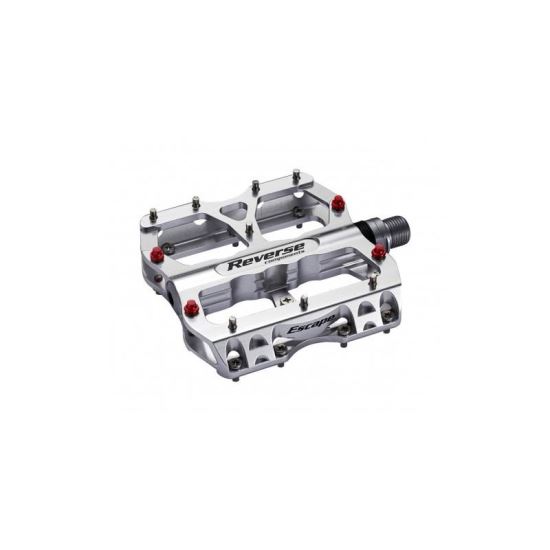 Pedale Reverse Escape argintiu lucios