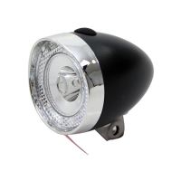 Far fata Union UN-4955 negru cu baterii 1 led AM