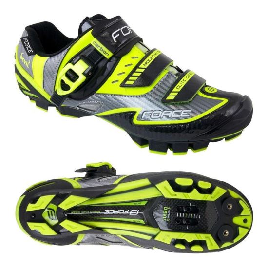 Pantofi Force MTB Carbon Devil fluo 