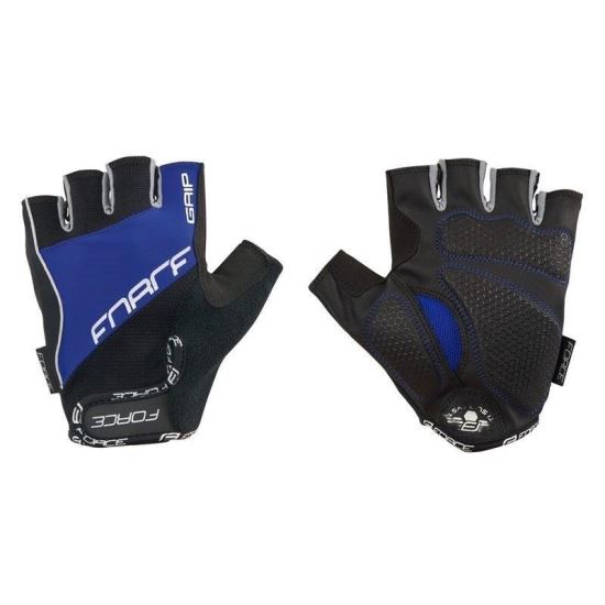 Manusi Force Grip gel negru/albastru 