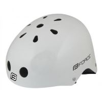 Casca Force BMX alb lucios 