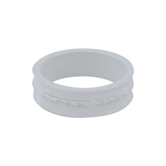 Distantier furca Force 1.1/8 10mm alb