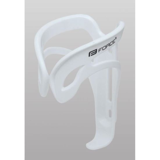 Suport bidon Force Lens plastic alb mat