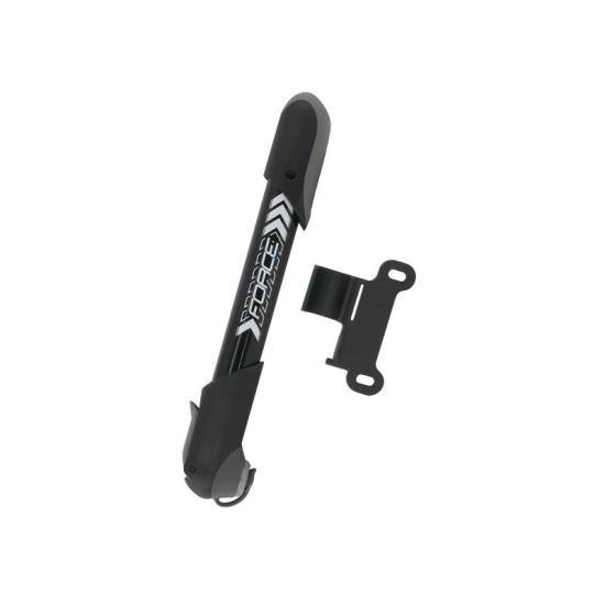 Pompa Force Sport Duo Teleskop aluminiu neagra