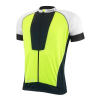 Tricou ciclism Force Air negru/alb/fluo 