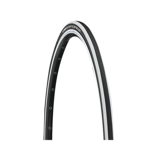 Anvelopa Force Road 700x23C negru/alb