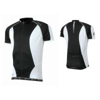 Tricou ciclism Force T12 negru/alb 