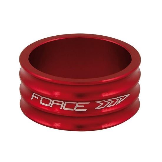 Distantier furca Force 1.1/8 15 mm al. rosu