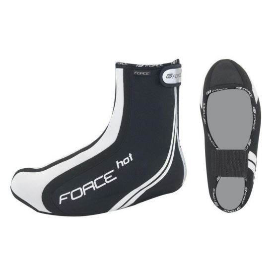 Huse pantofi Force Hot neopren negre 