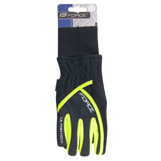 Manusi iarna Force Ultra Tech negru/fluo 