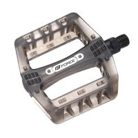 Pedale BMX Force plastic transparent fumuriu