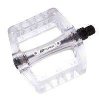 Pedale BMX Force plastic transparent