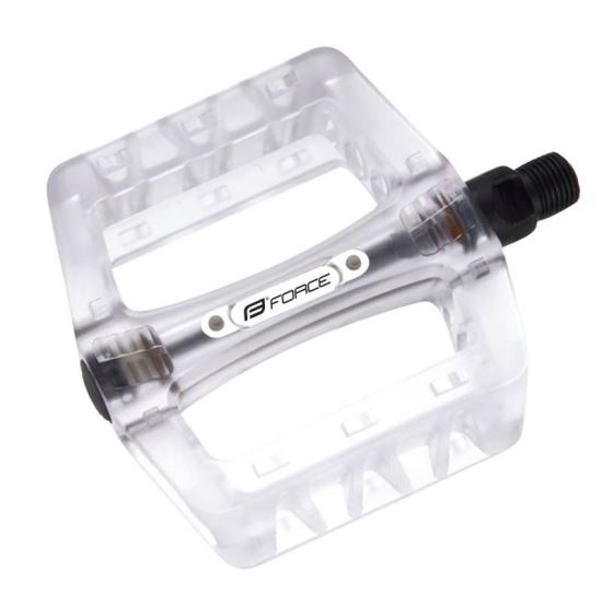 Pedale BMX Force plastic transparent