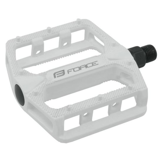 Pedale BMX Force Hot aluminiu albe